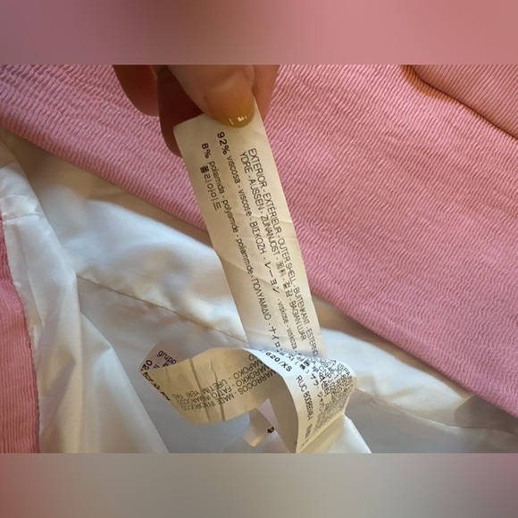 Zara Pink Blazer Coat Size XS - Picture 7 of 9